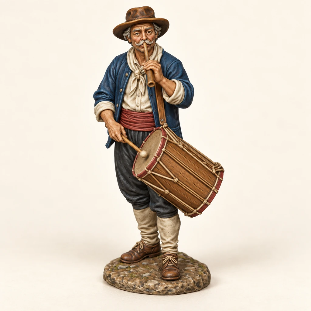 Tambourinaire provençal — Idée de peinture