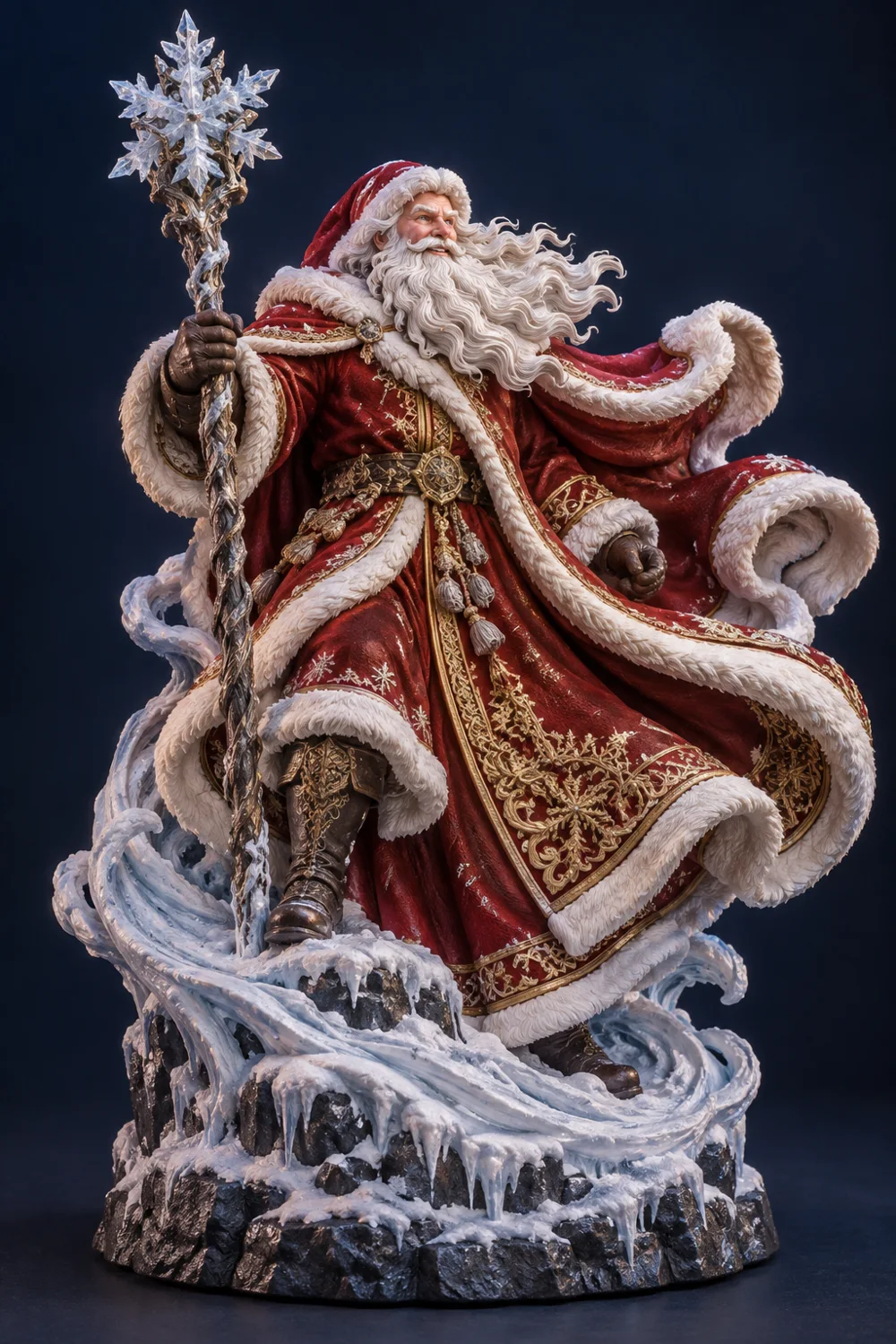 Le Père Noël maître du blizzard