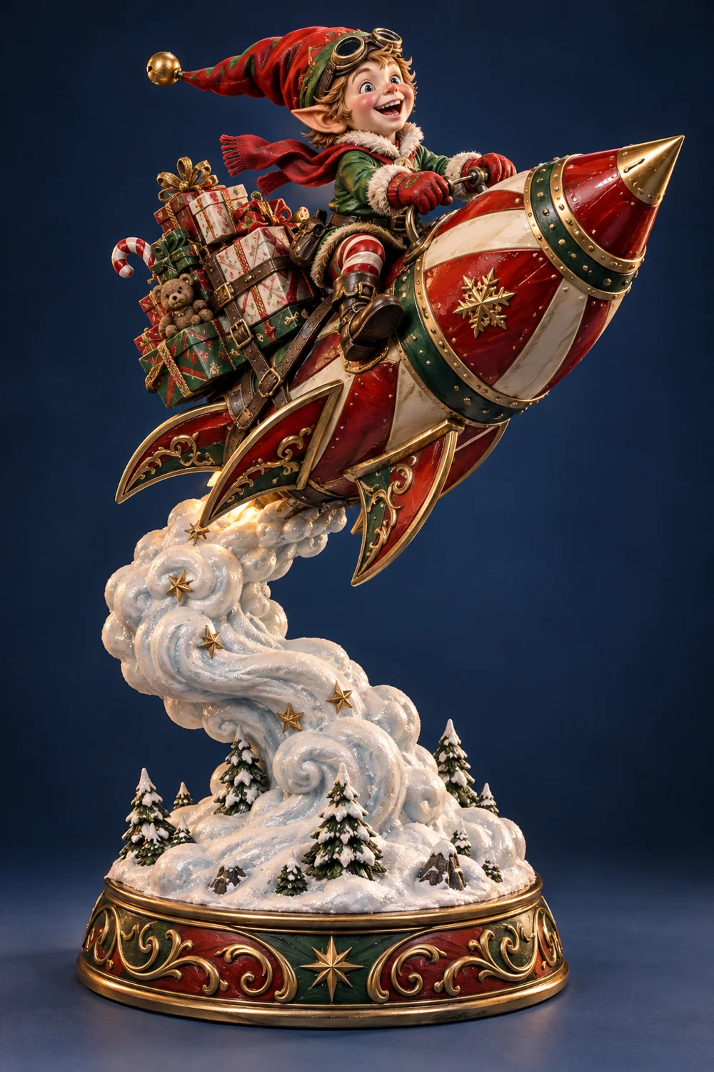 Le lutin pilote de fusée
