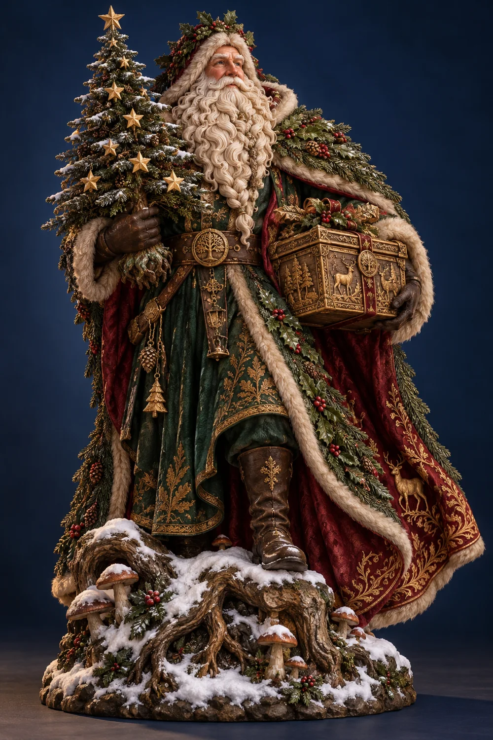 Le Père Noël roi de la forêt