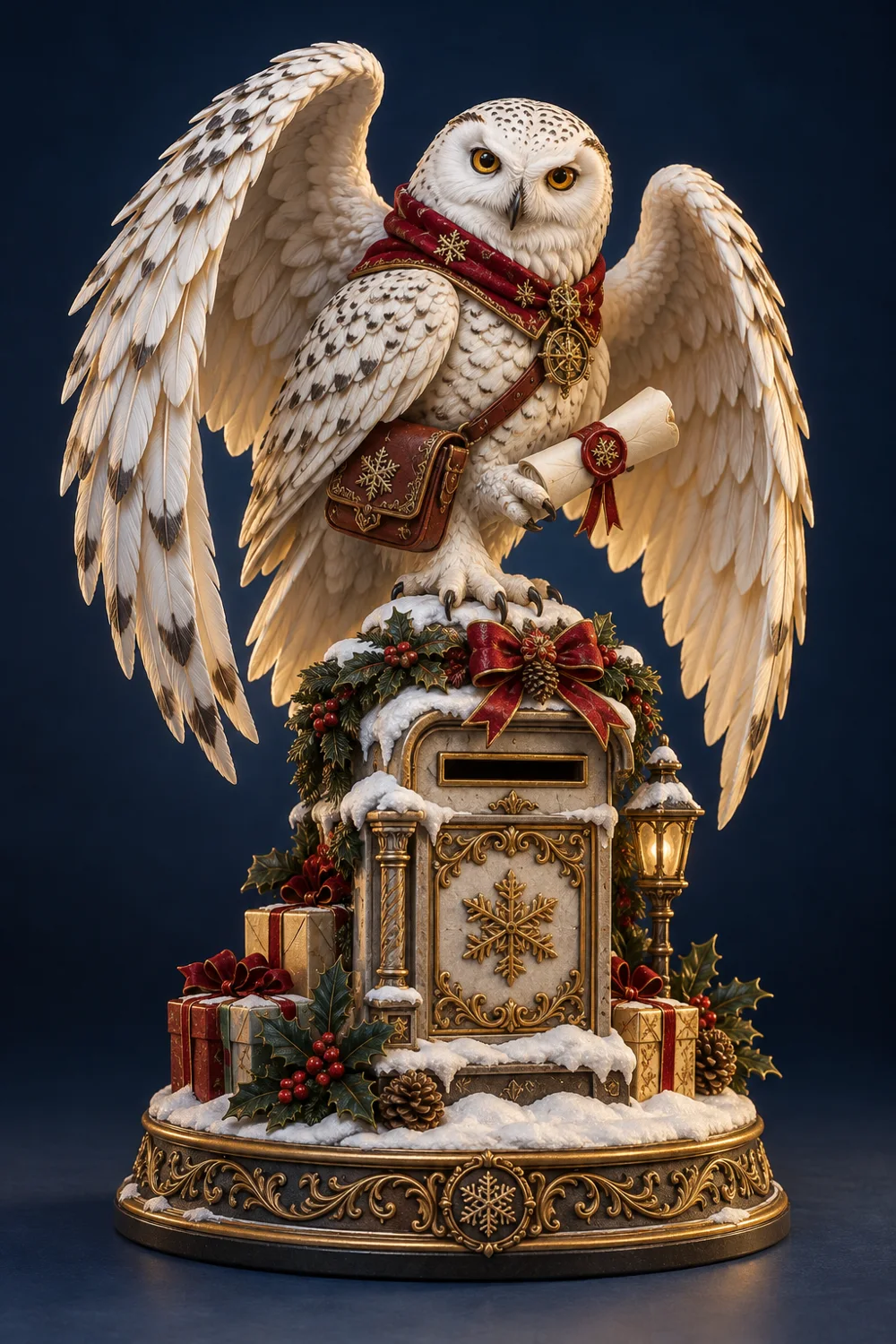 La chouette messagère de Noël